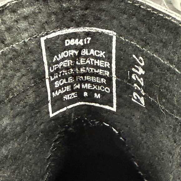 Harley Davidson Boots Womens Size 8 Amory Heeled Leather Ankle Fringe Black - Picture 5 of 9